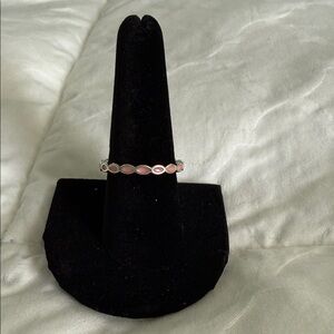 Pandora Pink and Silver Women's Ring